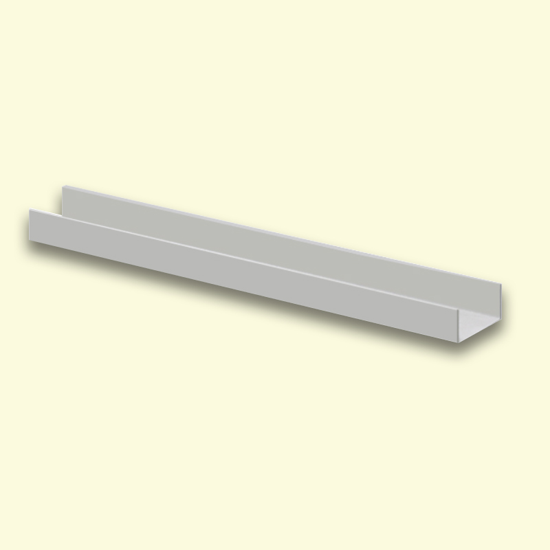 U-shaped groove