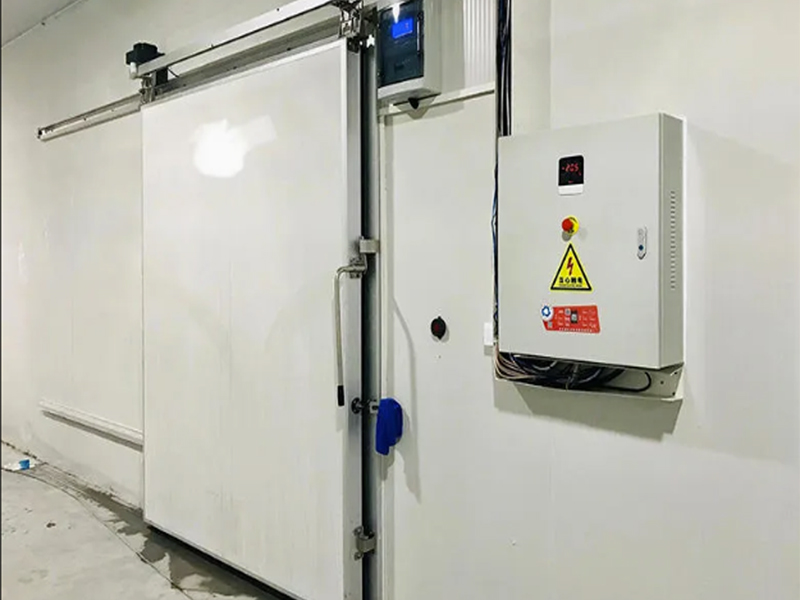 Electric sliding cold storge door