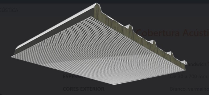 Acoustic roof sandwich panels-1