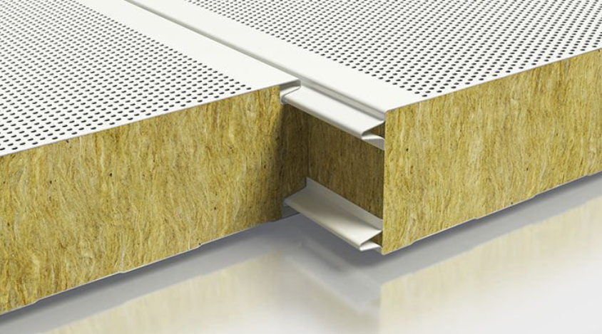 Acoustic wall sandwich panel