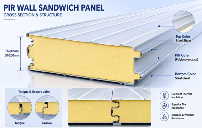 PIR sandwich panels